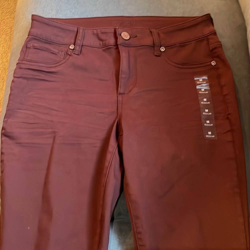 Maurices burgundy jeans